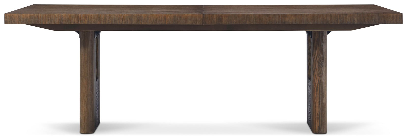 Theodore Alexander Urbane Rectangular Extension Dining Table Campfire – detail