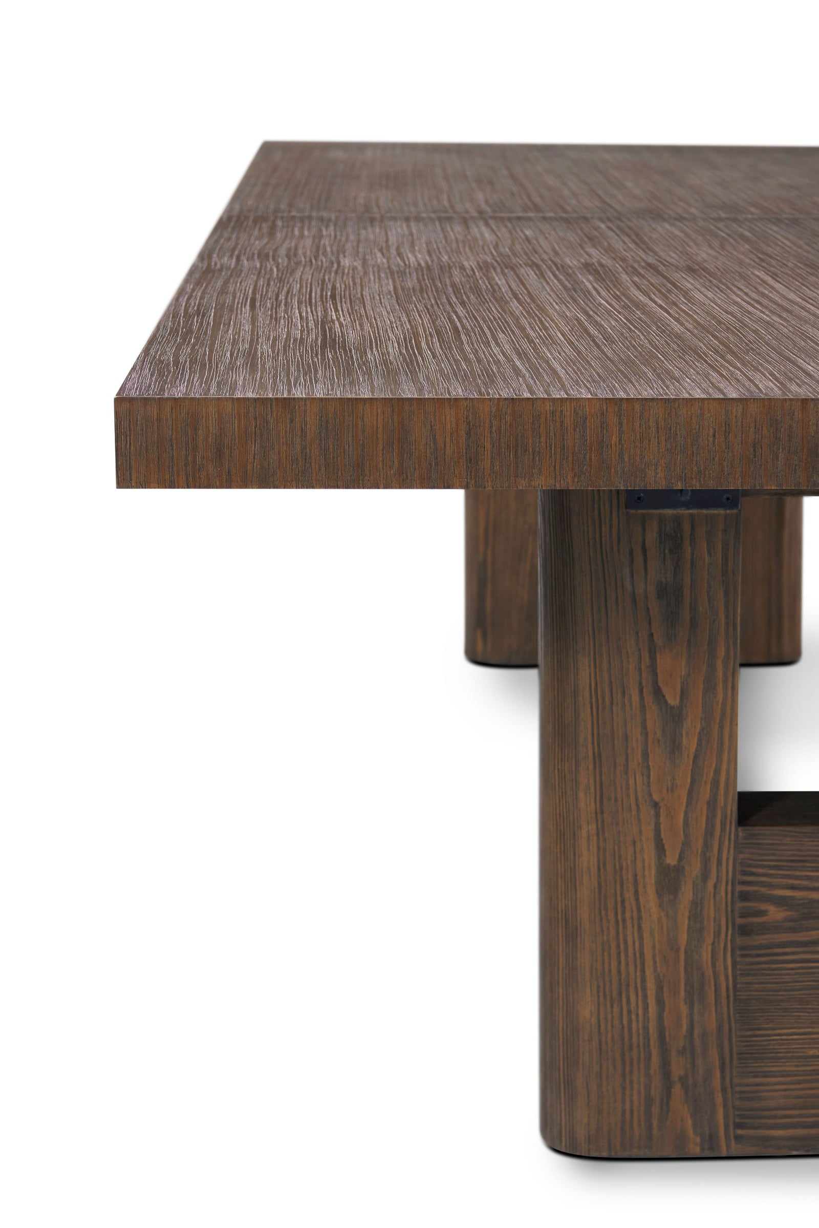 Theodore Alexander Urbane Rectangular Extension Dining Table Campfire – detail