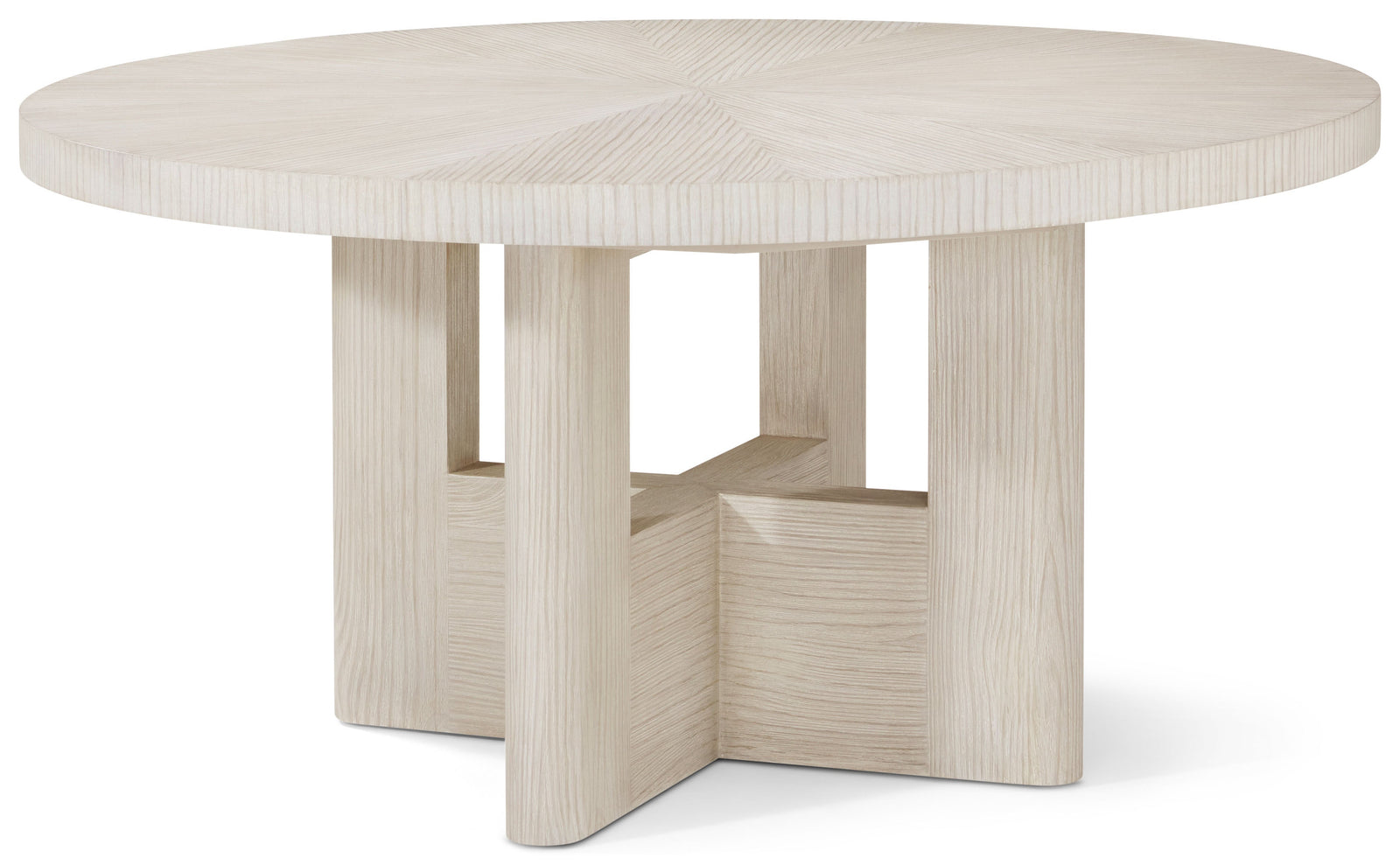 Theodore Alexander Urbane Round Extension Dining Table Sundew – angle view
