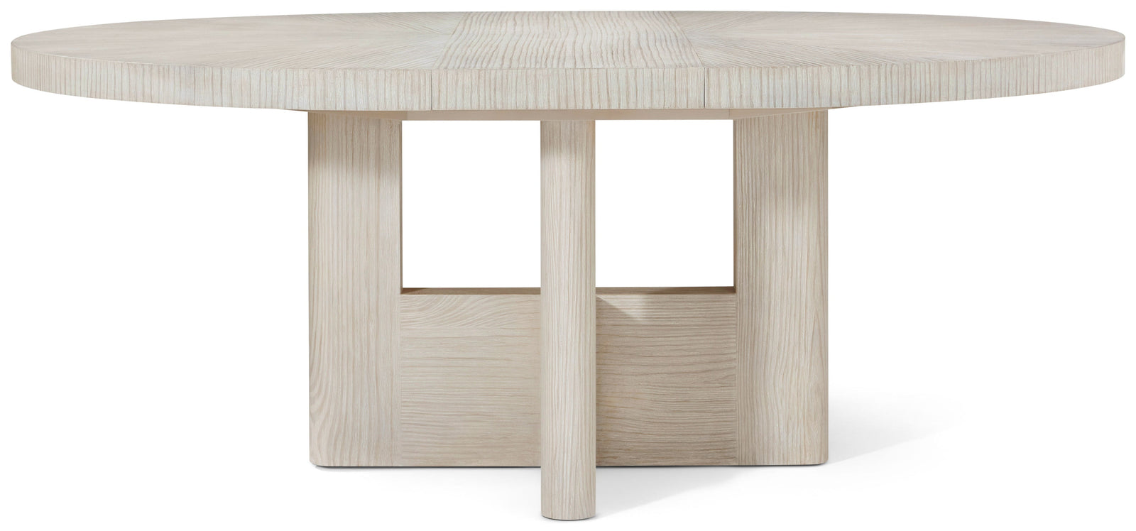 Theodore Alexander Urbane Round Extension Dining Table Sundew – side view