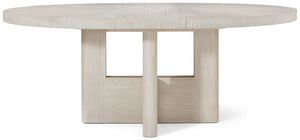 Theodore Alexander Urbane Round Extension Dining Table Sundew – side view