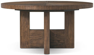 Theodore Alexander Urbane Round Extension Dining Table Campfire – detail