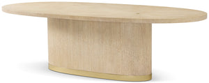 Theodore Alexander Judith Leiber Oval Dining Table JL Martini – front view