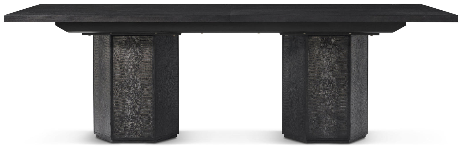 Theodore Alexander Spencer St. James Rectangular Dining Table Onyx, Lusso Onyx – detail