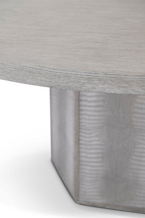 Theodore Alexander Spencer St. James Round Dining Table Argento – detail