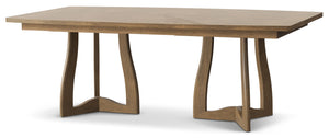 Theodore Alexander Vero Extension Dining Table Tobacco – front view