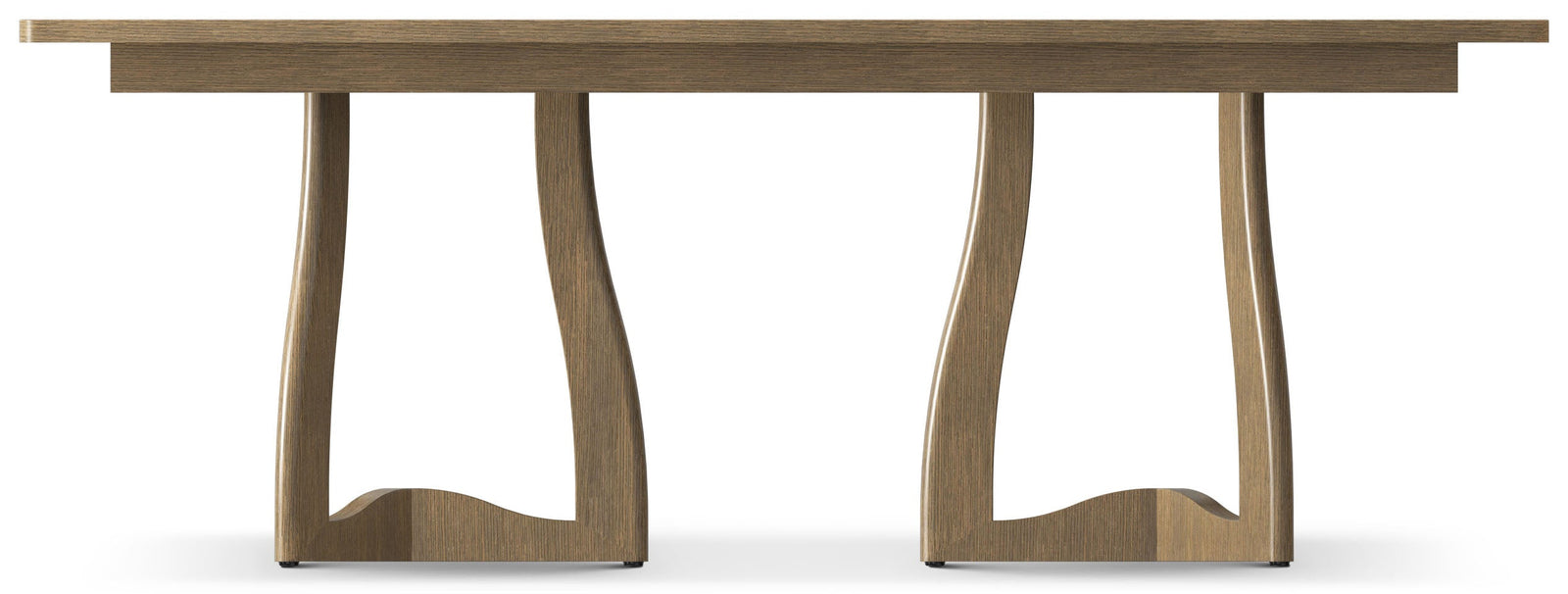 Theodore Alexander Vero Extension Dining Table Tobacco – side view