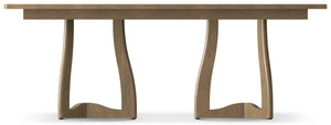 Theodore Alexander Vero Extension Dining Table Tobacco – side view