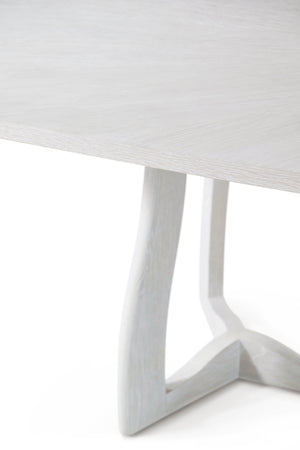 Theodore Alexander Vero Extension Dining Table Sandbar – back view