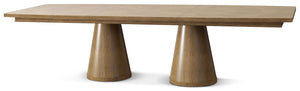 Theodore Alexander Galveston Extension Dining Table Tobacco – angle view