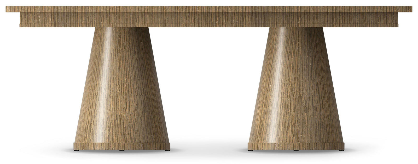 Theodore Alexander Galveston Extension Dining Table Tobacco – side view