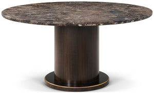 Theodore Alexander Belgravia Marble Top Dining Table – front view