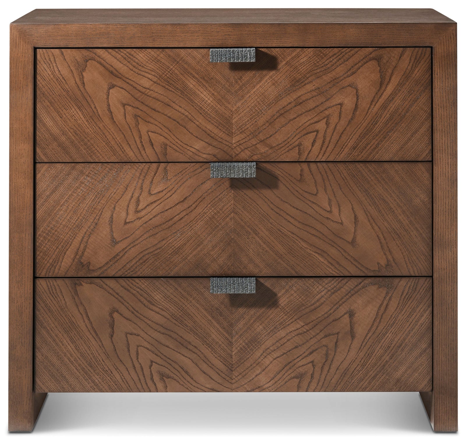 Theodore Alexander Catalina Three Drawer Nightstand Earth – front view