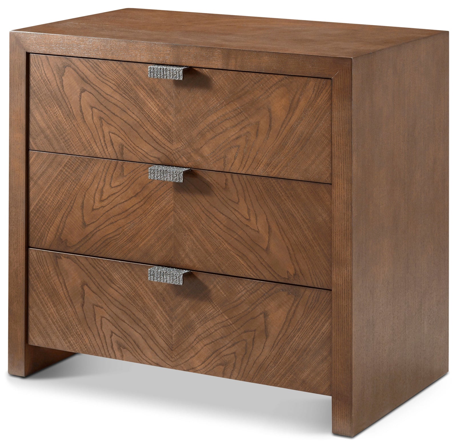 Theodore Alexander Catalina Three Drawer Nightstand Earth – angle view