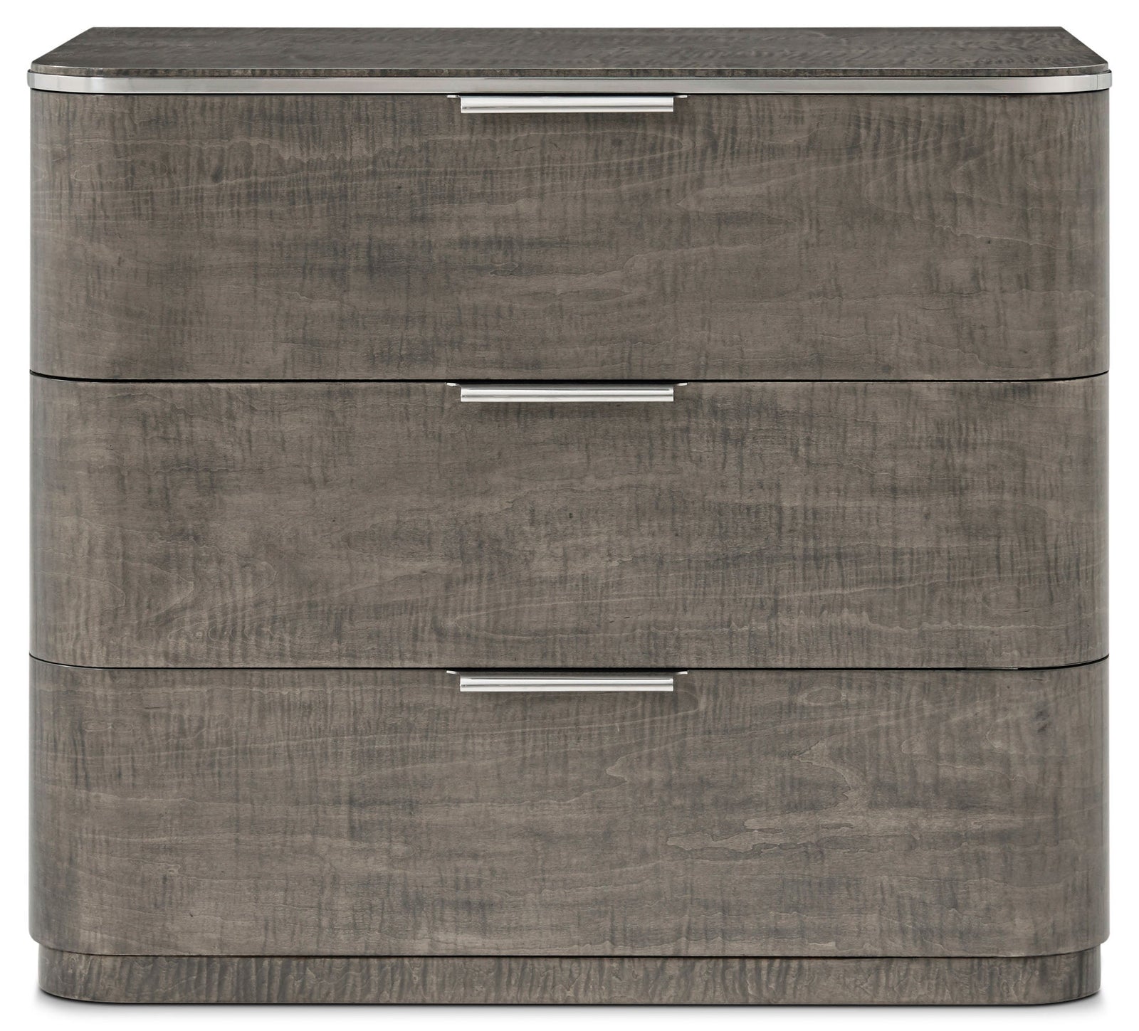 Theodore Alexander Hudson Three Drawer Nightstand – front view