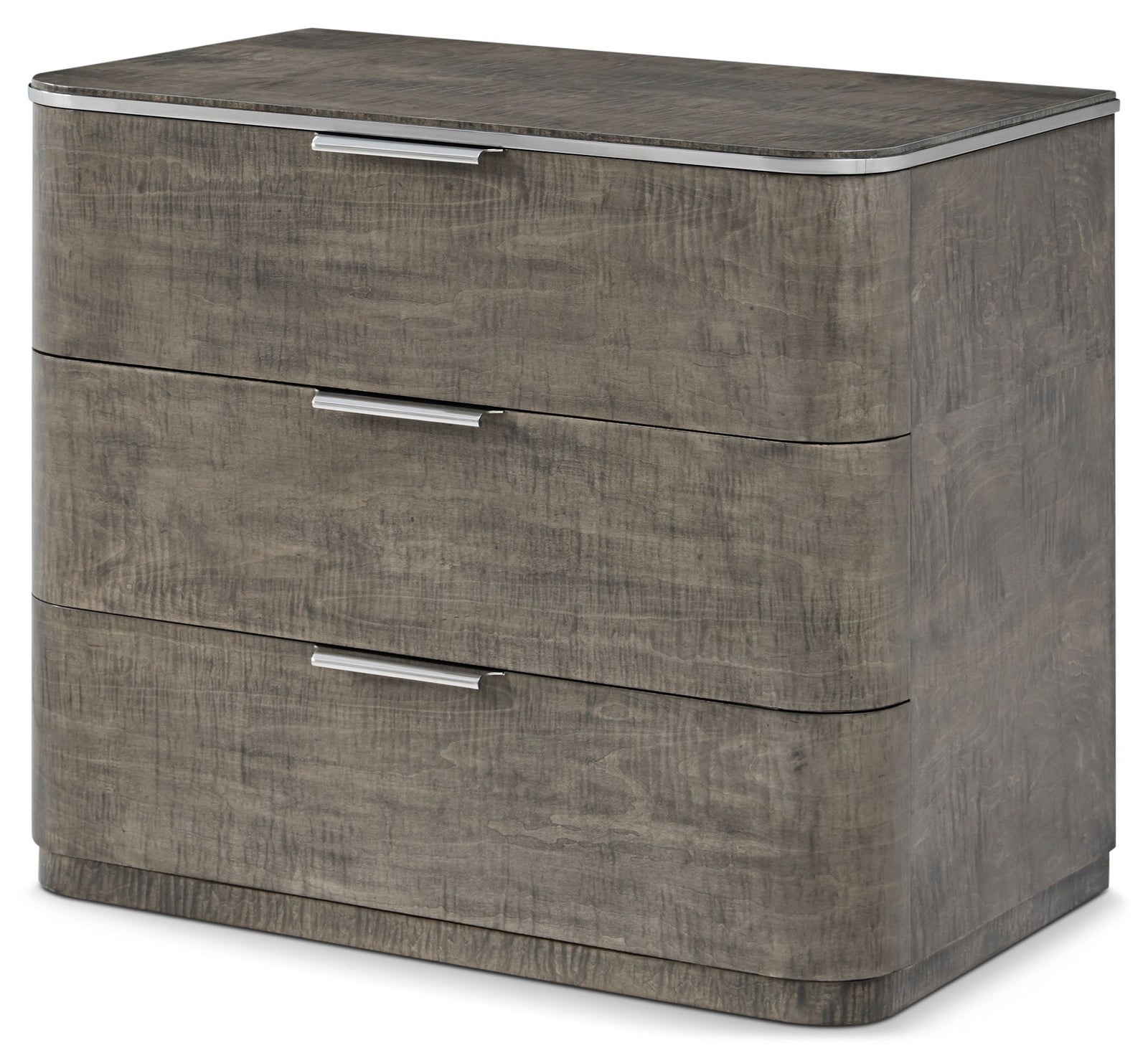 Theodore Alexander Hudson Three Drawer Nightstand – angle view
