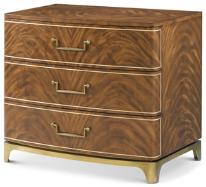 Theodore Alexander Spencer London Burl Nightstand – angle view