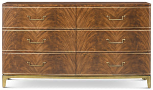 Theodore Alexander Spencer London Burl Dresser – front view