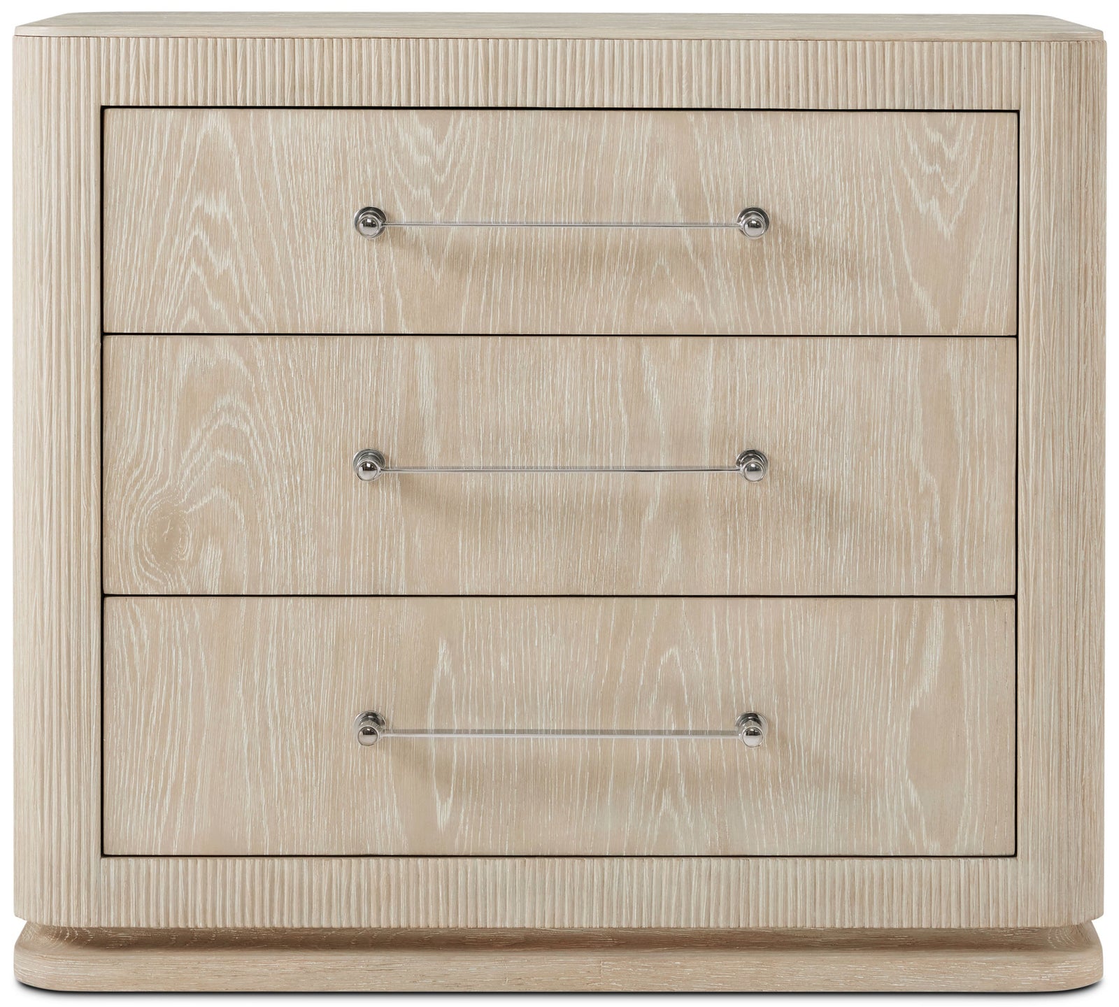 Theodore Alexander Horizon Three Drawer Nightstand – front view