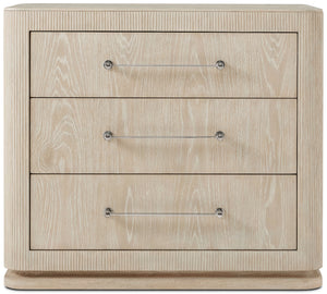 Theodore Alexander Horizon Three Drawer Nightstand – front view
