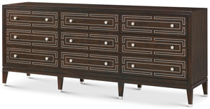 Theodore Alexander Spencer London 9-Drawer Dresser – angle view