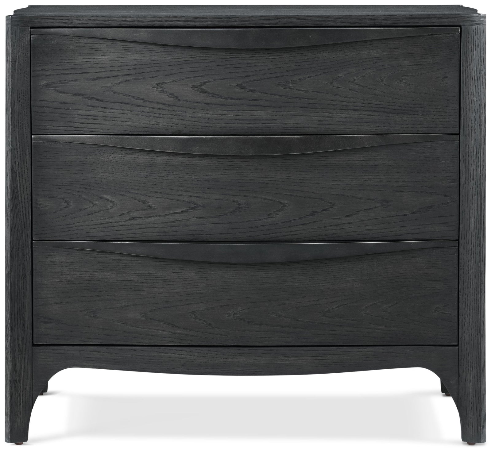 Theodore Alexander Rome 3-Drawer Nightstand – front view