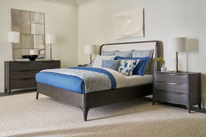 Theodore Alexander Rome 3-Drawer Nightstand – room setting