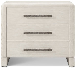 Theodore Alexander Luna 3-Drawer Nightstand – front view