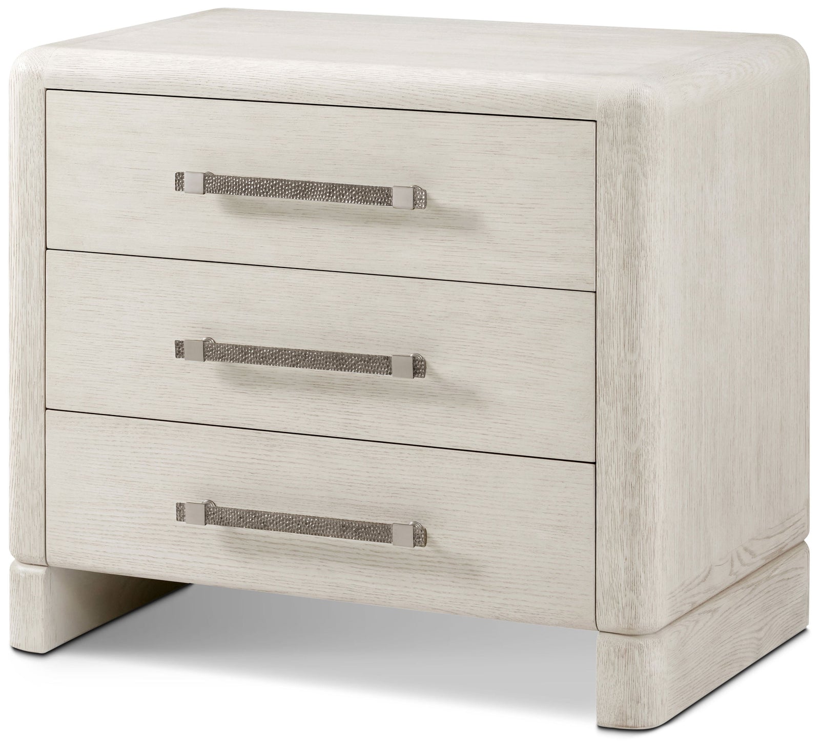Theodore Alexander Luna 3-Drawer Nightstand – angle view