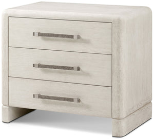 Theodore Alexander Luna 3-Drawer Nightstand – angle view