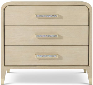 Theodore Alexander Judith Leiber 3-Drawer Nightstand JL Martini – front view