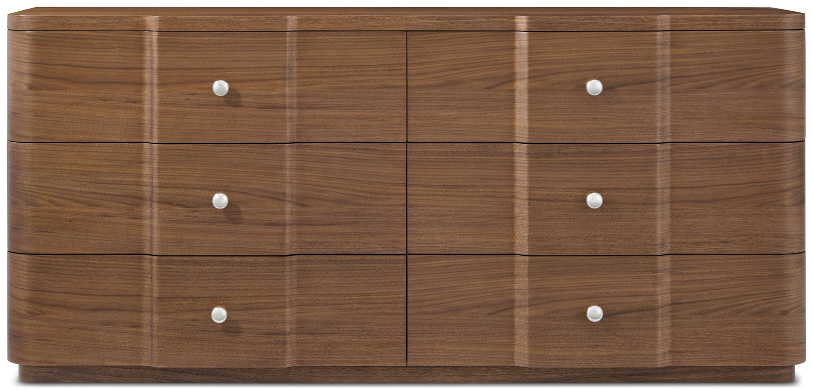 Theodore Alexander Coronet Walnut Dresser – front view