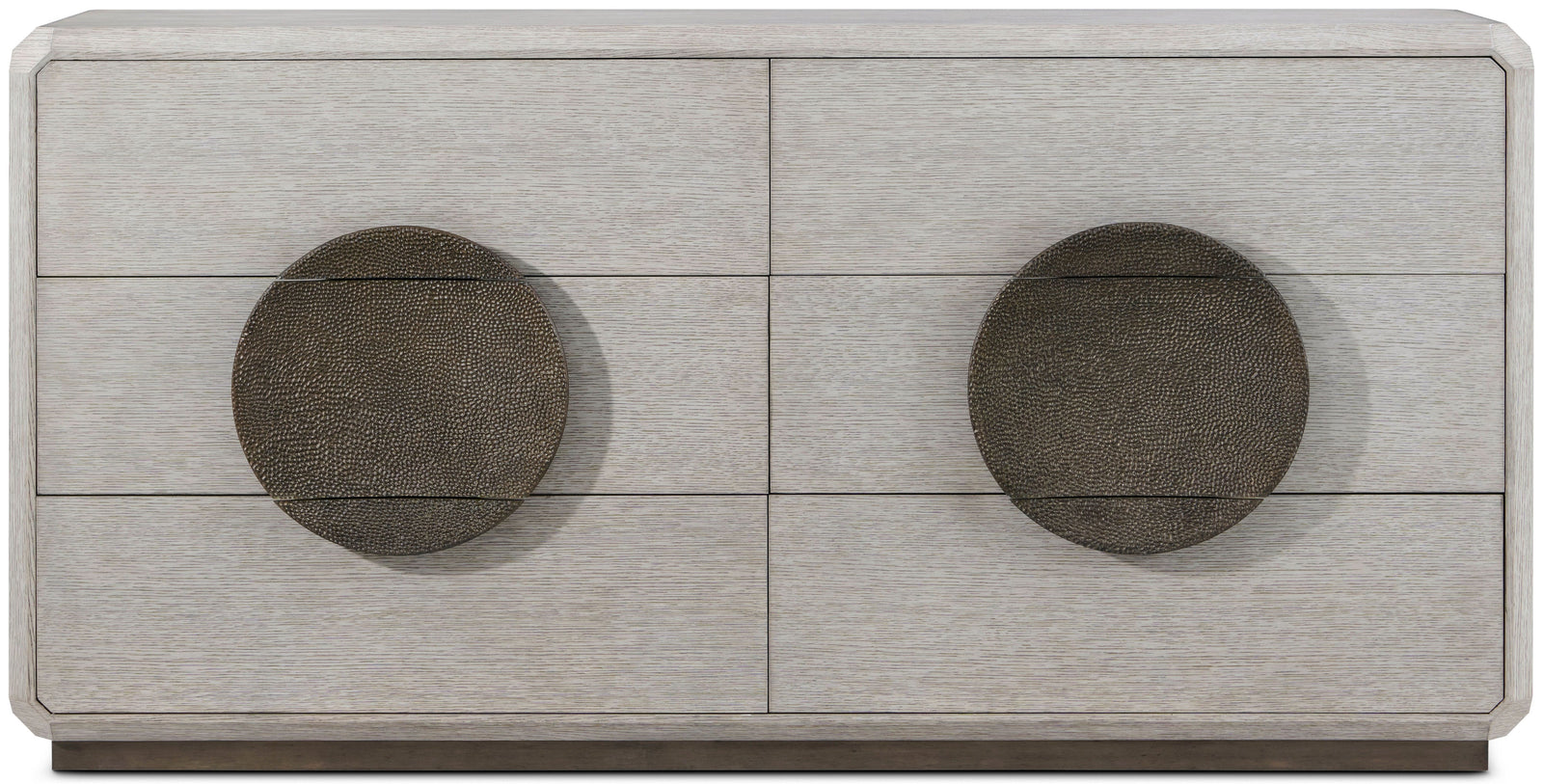 Theodore Alexander Spencer St. James Dresser Argento, Deep Brown – front view
