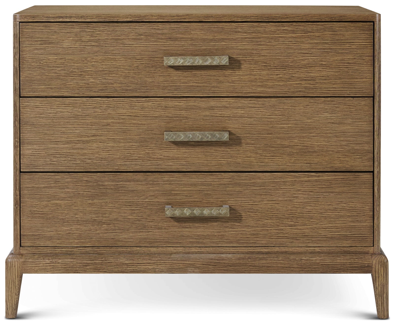 Theodore Alexander Worth Nightstand Tobacco – front view