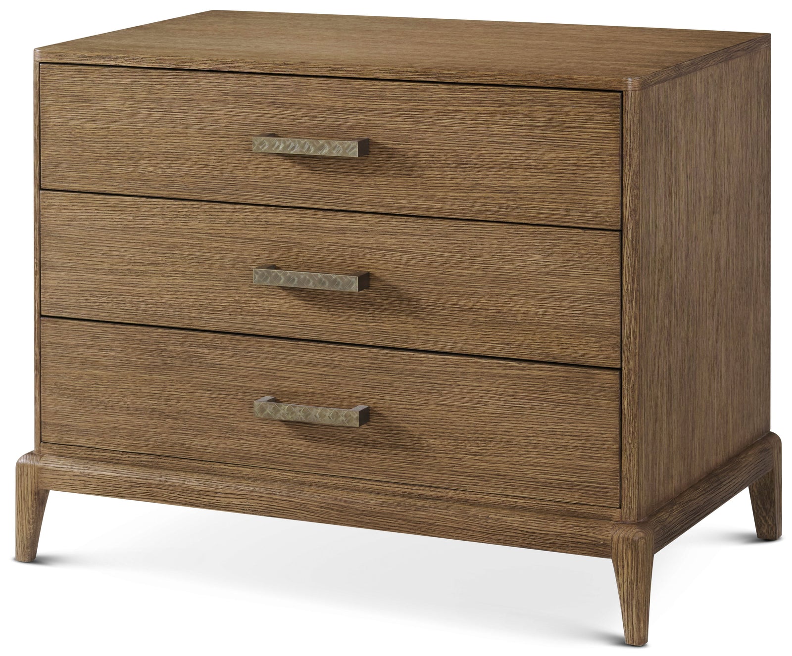 Theodore Alexander Worth Nightstand Tobacco – angle view