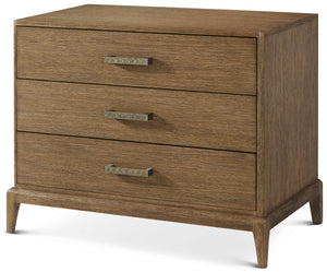 Theodore Alexander Worth Nightstand Tobacco – angle view