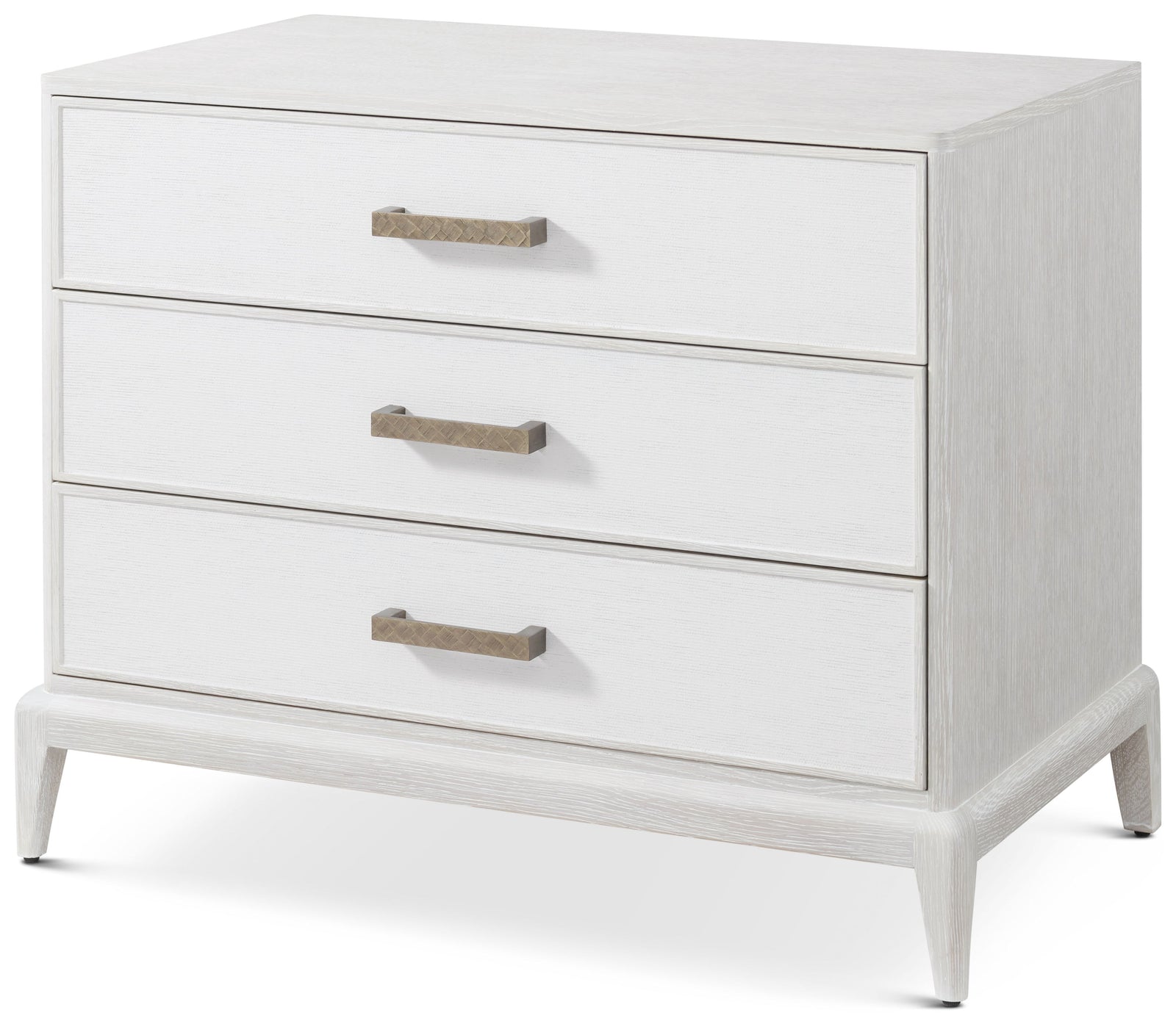 Theodore Alexander Worth Nightstand with Wallpaper Sandbar – angle view