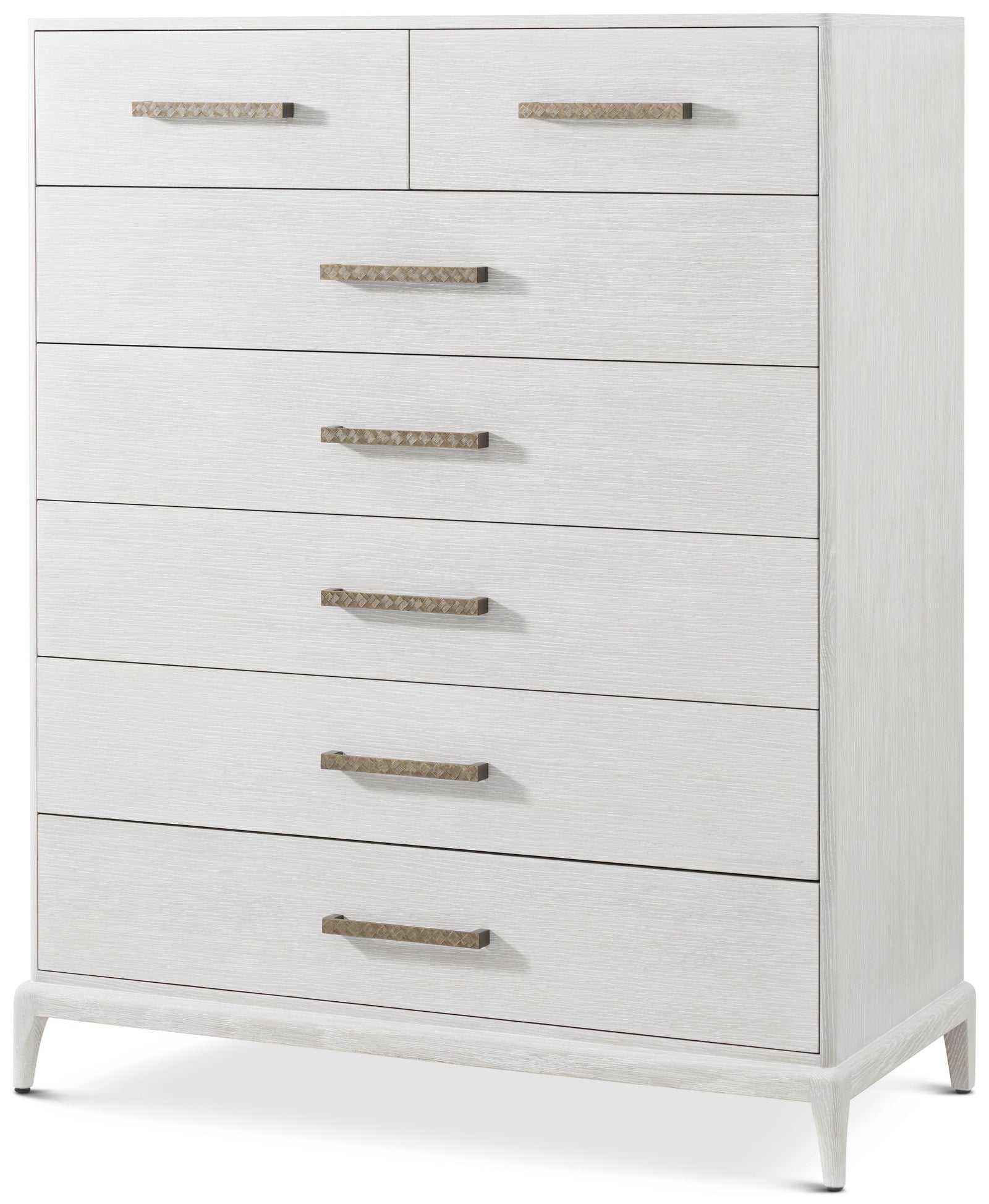 Theodore Alexander Naples Tall Chest Sandbar – angle view