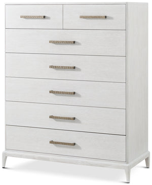 Theodore Alexander Naples Tall Chest Sandbar – angle view