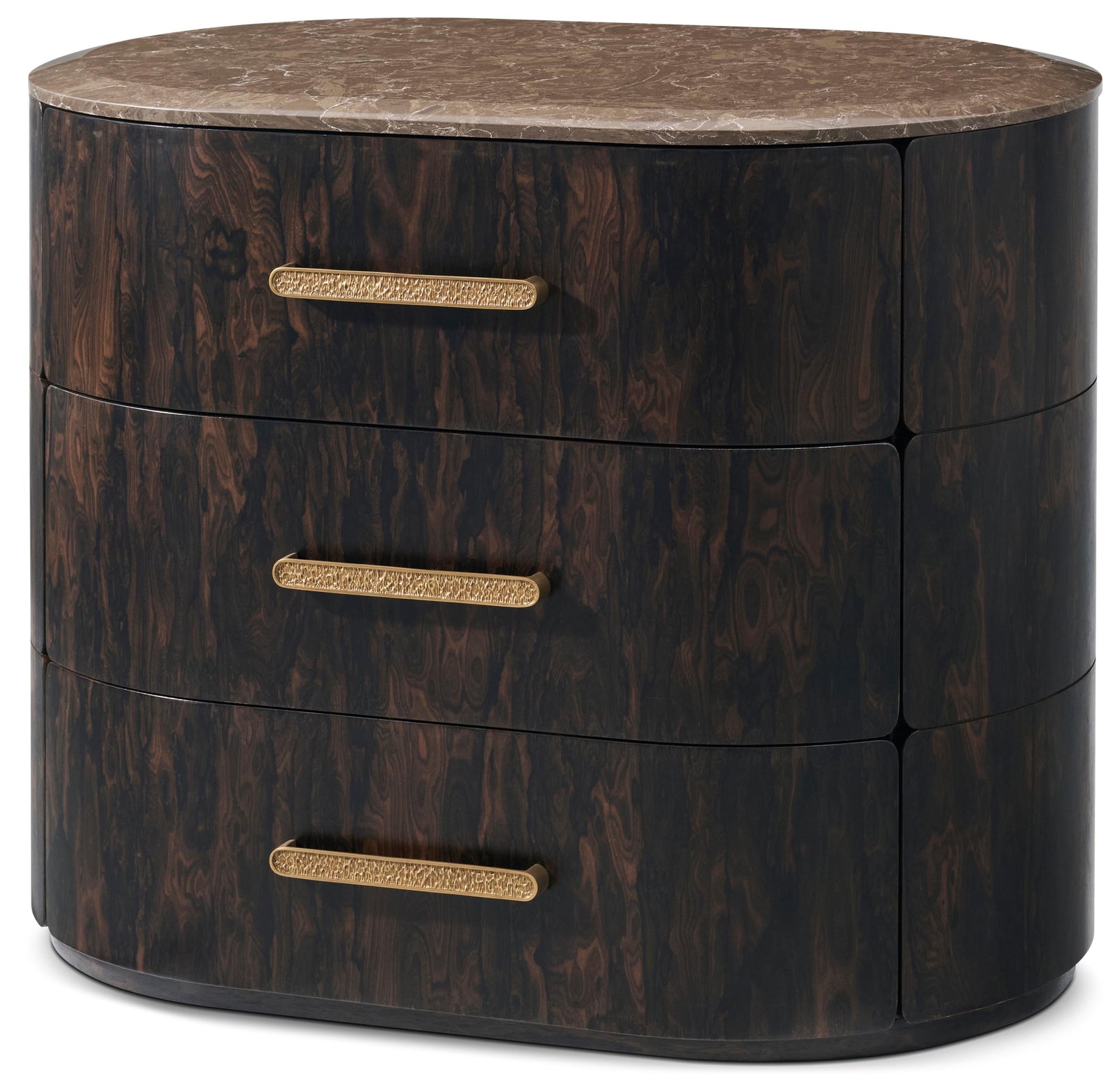 Theodore Alexander Encore Quartz Top Nightstand I – angle view
