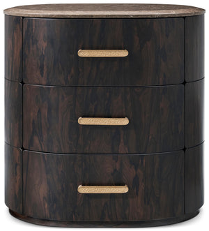 Theodore Alexander Encore Quartz Top Nightstand II – front view