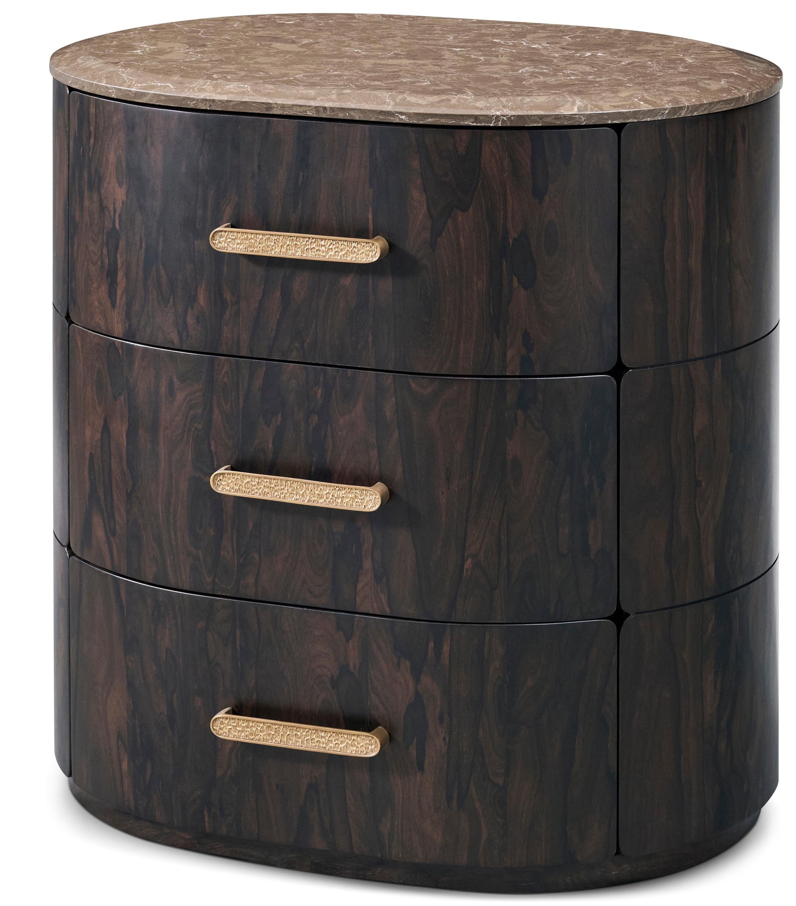 Theodore Alexander Encore Quartz Top Nightstand II – angle view