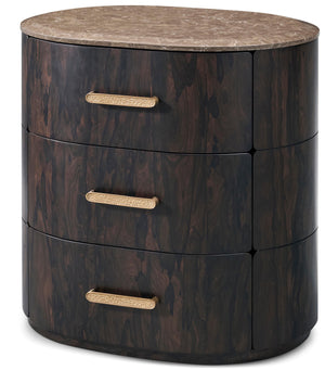 Theodore Alexander Encore Quartz Top Nightstand II – angle view