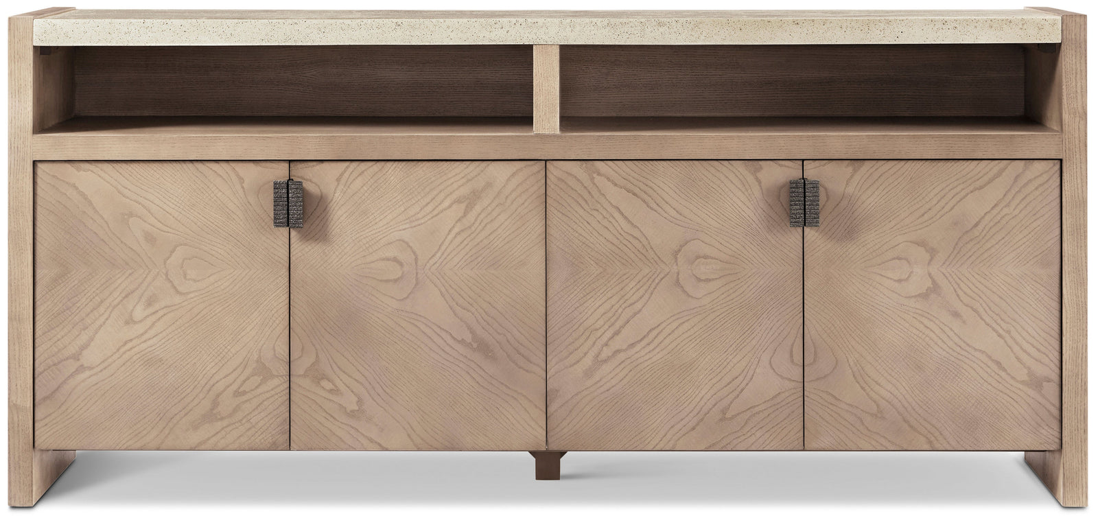 Theodore Alexander Catalina Media Cabinet Dune – front view