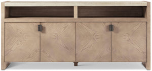 Theodore Alexander Catalina Media Cabinet Dune – front view