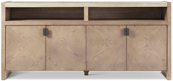 Theodore Alexander Catalina Media Cabinet Dune – front view