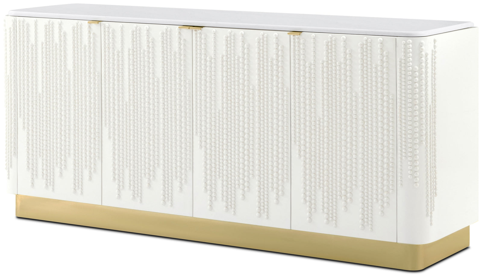 Theodore Alexander Judith Leiber 4-Door Credenza – angle view
