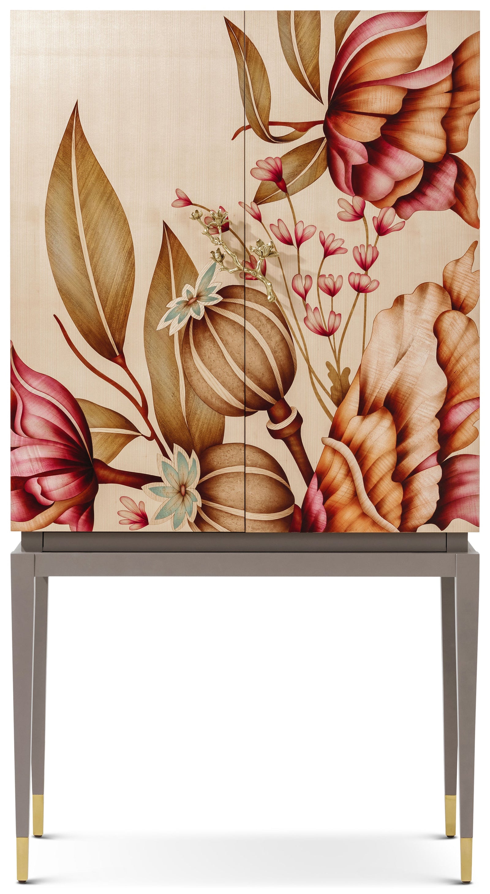 Theodore Alexander Bouquet Bar Cabinet – front view