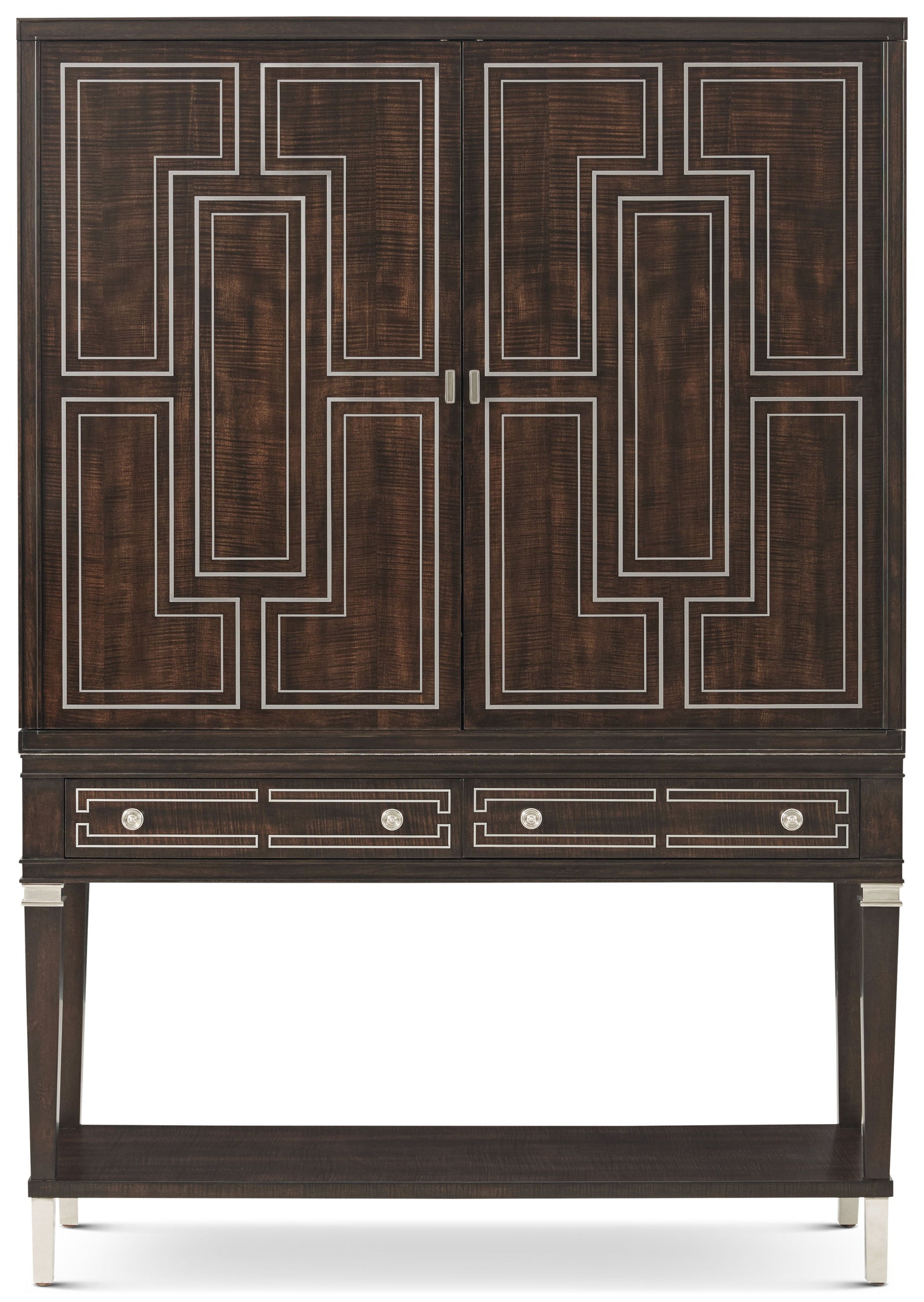 Theodore Alexander Spencer London Bar Cabinet SPL-Fulham, SPL Sloane Black – front view
