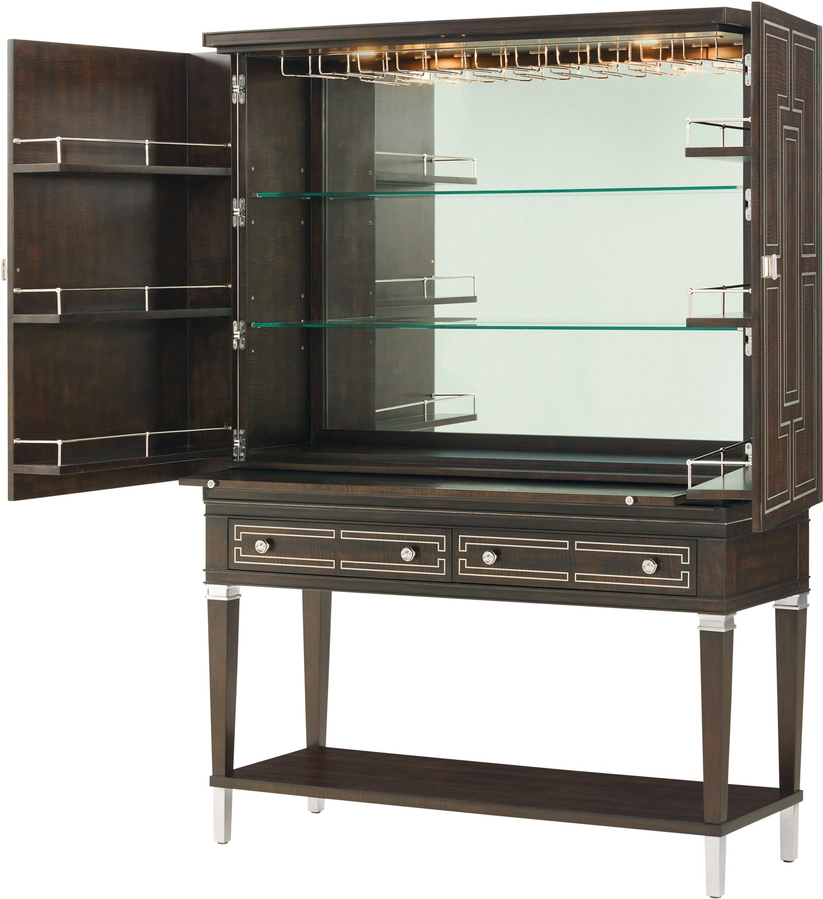 Theodore Alexander Spencer London Bar Cabinet SPL-Fulham, SPL Sloane Black – angle view